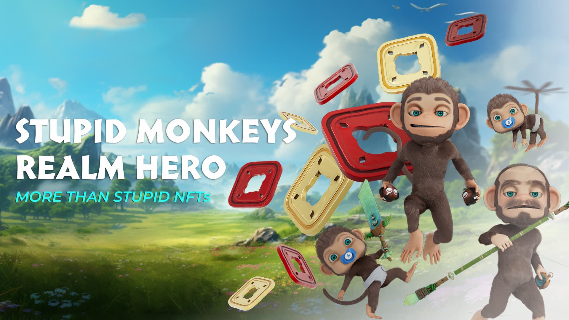 Card for new game StupidMonkeys Realm Hero linking to game details page